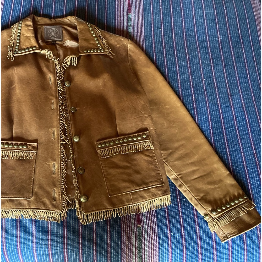 Vintage Double D Ranch leather jacket